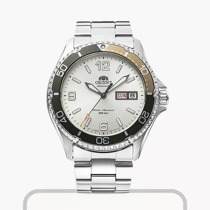 Orient Mako III Automatic Silver Dial Watch For Men’s | RA-AA0821S